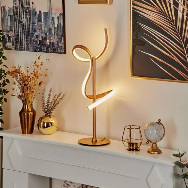 Lampe de table Lavaca LED Laiton, 1 lumière