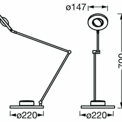 Lampe de table LEDVANCE Sun@Home Blanc, 1 lumière