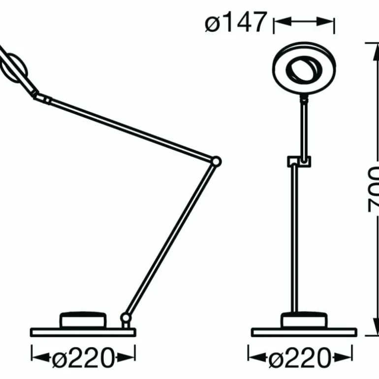 Lampe de table LEDVANCE Sun@Home Blanc, 1 lumière