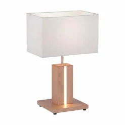 Lampe de table Leuchten Direkt AMADA Bois clair, 1 lumière