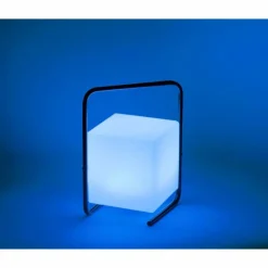 Lampe de table Leuchten Direkt KENO LED Noir, 1 lumière, Télécommandes, Changeur de couleurs
