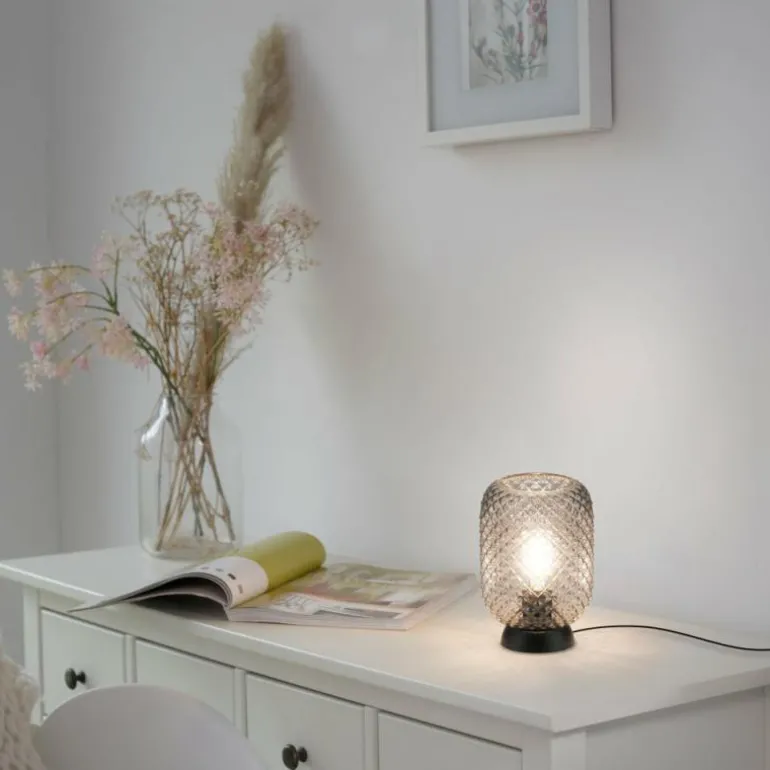 Lampe de table Leuchten Direkt REISHI Noir, 1 lumière