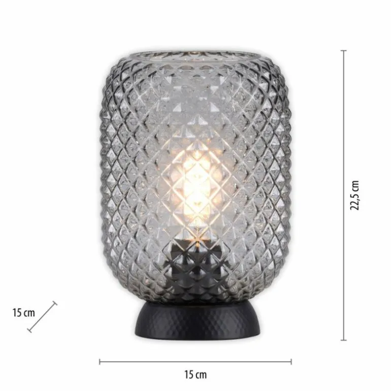 Lampe de table Leuchten Direkt REISHI Noir, 1 lumière