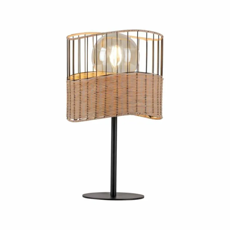 Lampe de table Leuchten-Direkt REED Noir, 1 lumière