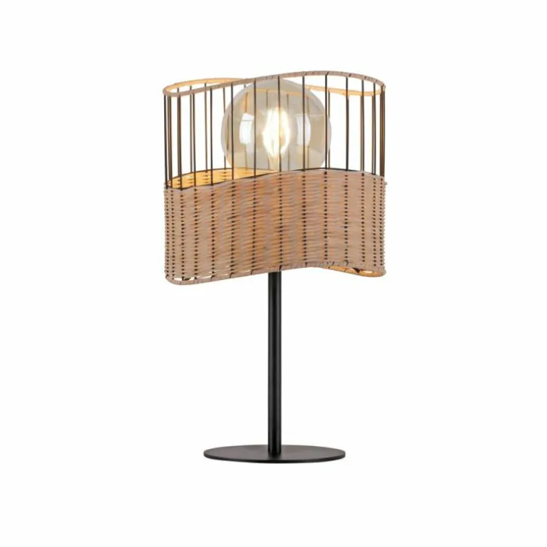 Lampe de table Leuchten-Direkt REED Noir, 1 lumière
