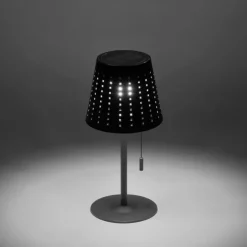 Lampe de table Leuchten-Direkt MANDY LED Anthracite, 1 lumière