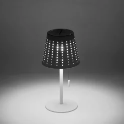 Lampe de table Leuchten-Direkt MANDY LED Blanc, 1 lumière