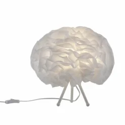 Lampe de table Leuchten-Direkt LOLASMART-NAOMI LED Blanc, 1 lumière, Télécommandes