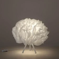 Lampe de table Leuchten-Direkt LOLASMART-NAOMI LED Blanc, 1 lumière, Télécommandes