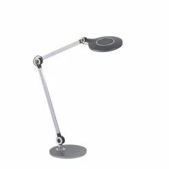 Lampe de table Leuchten-Direkt NIKLAS LED Noir, Argenté, 1 lumière