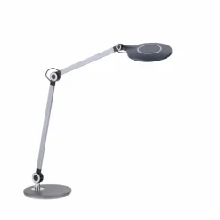 Lampe de table Leuchten-Direkt NIKLAS LED Noir, Argenté, 1 lumière