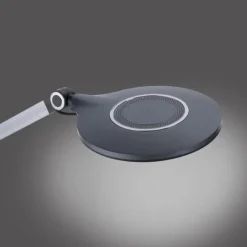 Lampe de table Leuchten-Direkt NIKLAS LED Noir, Argenté, 1 lumière