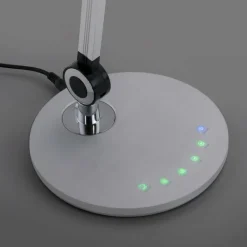 Lampe de table Leuchten-Direkt NIKLAS LED Aluminium, 1 lumière