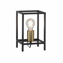 Lampe de table Leuchten-Direkt FABIO Laiton, Noir, 1 lumière