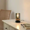 Lampe de table Leuchten-Direkt PASQUAL Noir, 1 lumière