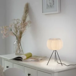 Lampe de table Leuchten-Direkt PAPEL Blanc, 1 lumière