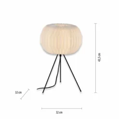 Lampe de table Leuchten-Direkt PAPEL Blanc, 1 lumière