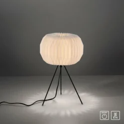 Lampe de table Leuchten-Direkt PAPEL Blanc, 1 lumière