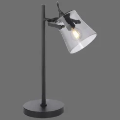 Lampe de table Leuchten-Direkt TINULA Noir, 1 lumière