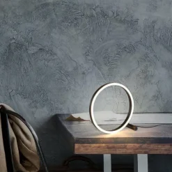 Lampe de table Leuchten-Direkt RITUS LED Anthracite, 1 lumière