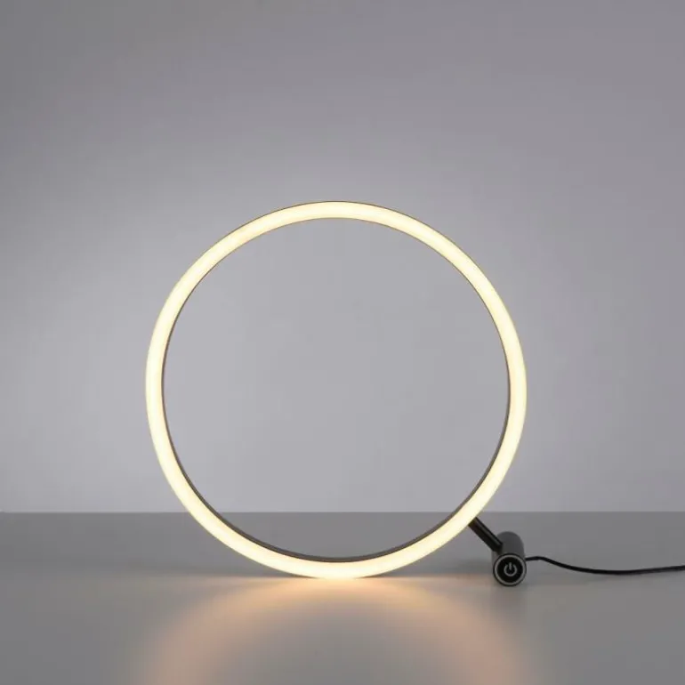 Lampe de table Leuchten-Direkt RITUS LED Anthracite, 1 lumière