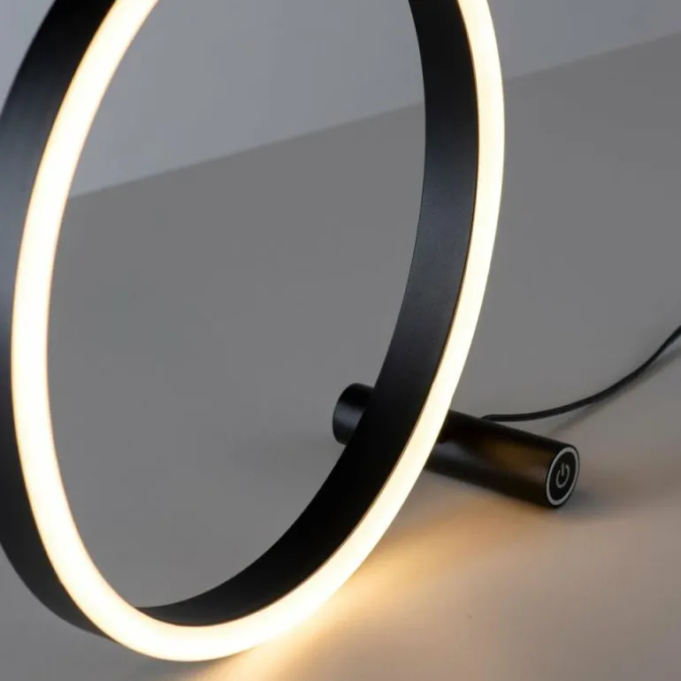 Lampe de table Leuchten-Direkt RITUS LED Anthracite, 1 lumière