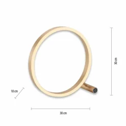 Lampe de table Leuchten-Direkt RITUS LED Laiton, 1 lumière