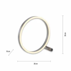Lampe de table Leuchten-Direkt RITUS LED Aluminium, 1 lumière