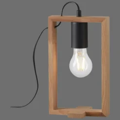 Lampe de table Leuchten-Direkt FRANKY Noir, 1 lumière