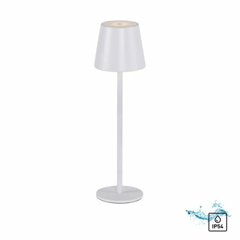 Lampe de table Leuchten-Direkt EURIA LED Blanc, 1 lumière