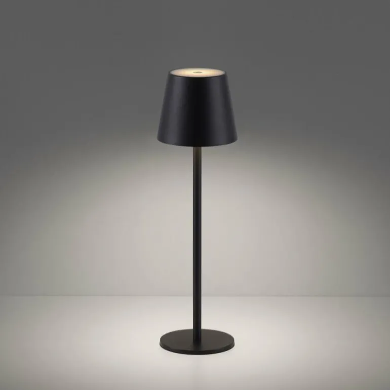 Lampe de table Leuchten-Direkt EURIA LED Noir, 1 lumière
