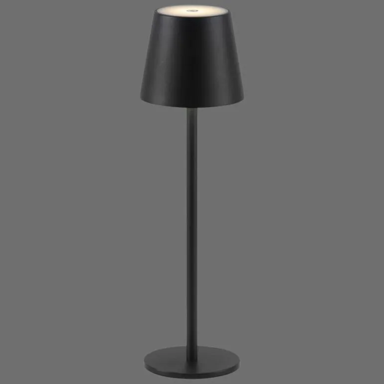 Lampe de table Leuchten-Direkt EURIA LED Noir, 1 lumière