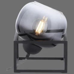 Lampe de table Leuchten-Direkt ZEA Noir, 1 lumière