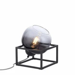 Lampe de table Leuchten-Direkt ZEA Noir, 1 lumière