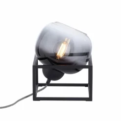 Lampe de table Leuchten-Direkt ZEA Noir, 1 lumière