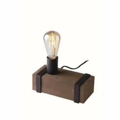 Lampe de table Luce Design Texas Brun, 1 lumière
