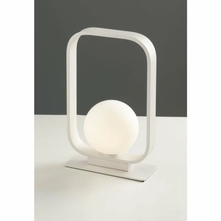 Lampe de table Luce-Design Roxy Blanc, 1 lumière