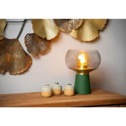 Lampe de table Lucide FARRIS Vert, 1 lumière
