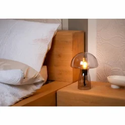 Lampe de table Lucide FUNGO Noir, 1 lumière