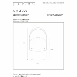 Lampe de table Lucide LITTLEJOE LED Vert, Blanc, 1 lumière