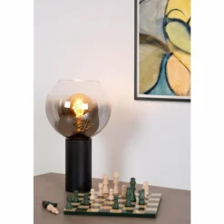 Lampe de table Lucide MARIUS Noir, 1 lumière