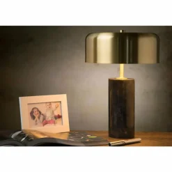 Lampe de table Lucide MIRASOL Noir, 3 lumières
