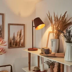 Lampe de table Lungre Rouille, 1 lumière