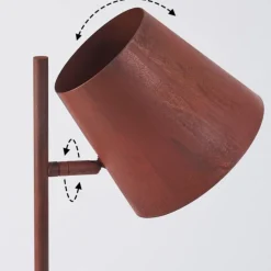 Lampe de table Lungre Rouille, 1 lumière