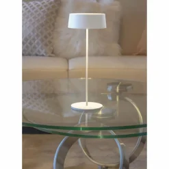 Lampe de table Lutec COCKTAIL LED Blanc, 1 lumière