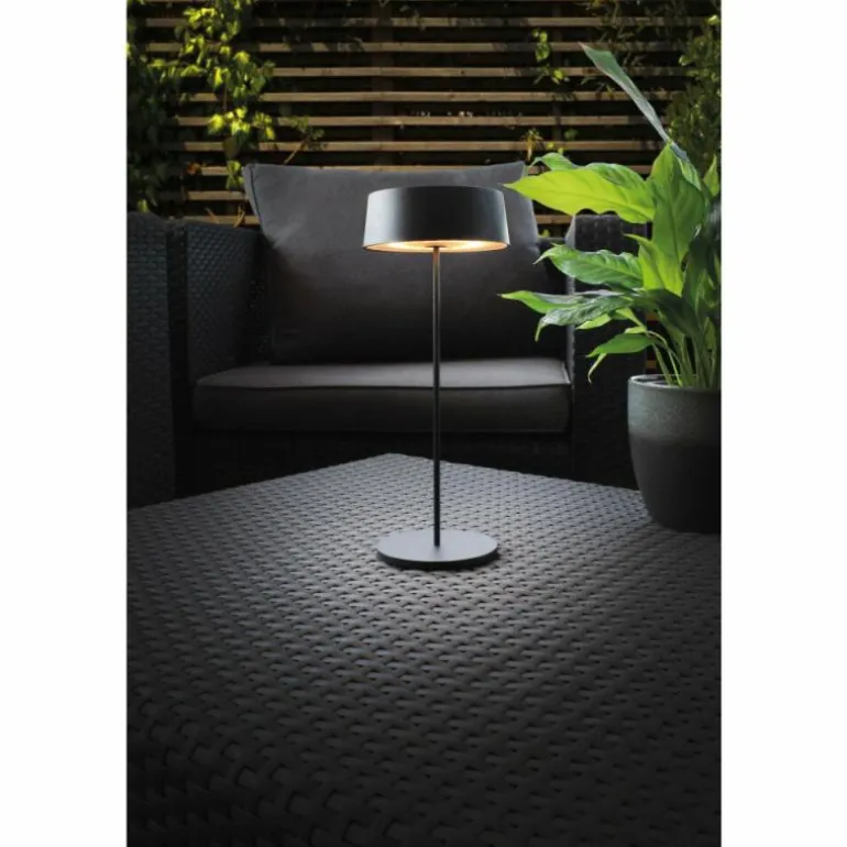 Lampe de table Lutec COCKTAIL LED Noir, 1 lumière
