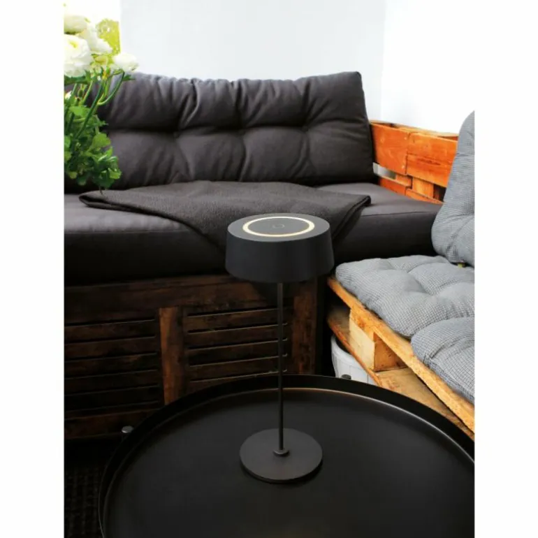 Lampe de table Lutec COCKTAIL LED Noir, 1 lumière