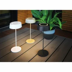 Lampe de table Lutec COCKTAIL LED Noir, 1 lumière