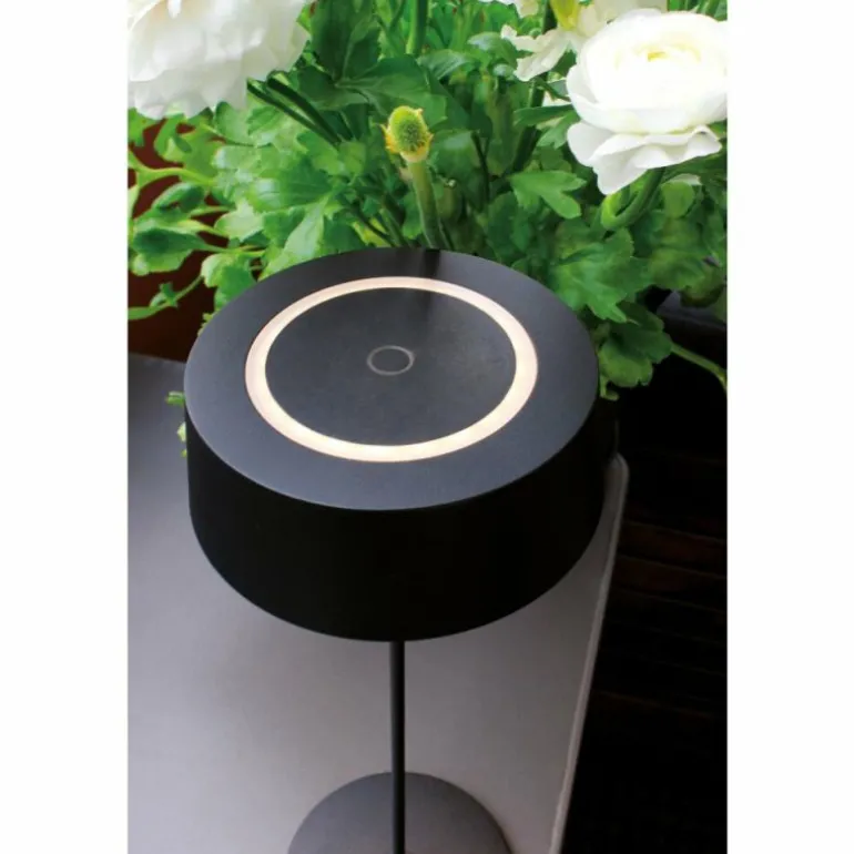 Lampe de table Lutec COCKTAIL LED Noir, 1 lumière