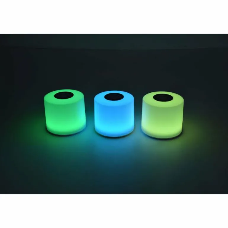 Lampe de table Lutec NOMA LED Blanc, 1 lumière, Changeur de couleurs